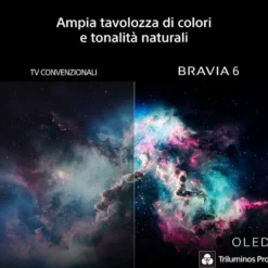 Sony Tv 65 Oled Bravia 6 4K Hdr,4K Google Tv Dolby Atmos Triluminos Pro