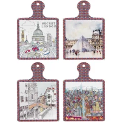 Sottopentola con manico 17 x 24 cm - Maiolica