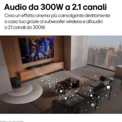 Soundbar LG Electronics S40T 300W con subwoofer wireless e WiFi