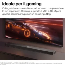 Soundbar LG Electronics S70TY, audio 3.1.1 da 400W con subwoofer wireless