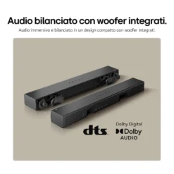 Soundbar LG S20A 50W 2.0 canali con Bluetooth e Dolby Digital