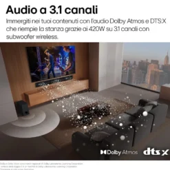 Soundbar LG SG10TY 420W 3.1 canali con WiFi