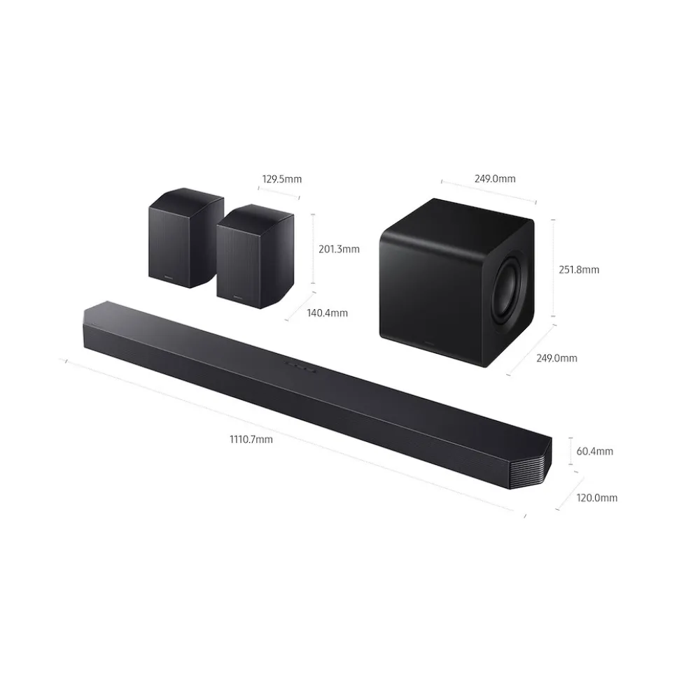 Soundbar Samsung HW-Q930F/ZF con Audio 9.1.4 e Wireless Dolby Atmos