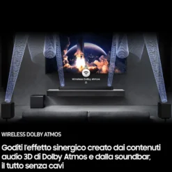 Soundbar Samsung HW-Q930F/ZF con Audio 9.1.4 e Wireless Dolby Atmos