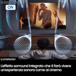 Soundbar Samsung HW-Q930F/ZF con Audio 9.1.4 e Wireless Dolby Atmos
