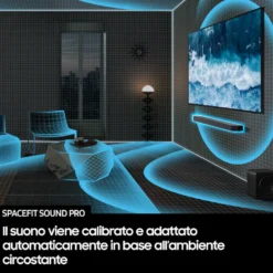 Soundbar Samsung HW-Q930F/ZF con Audio 9.1.4 e Wireless Dolby Atmos