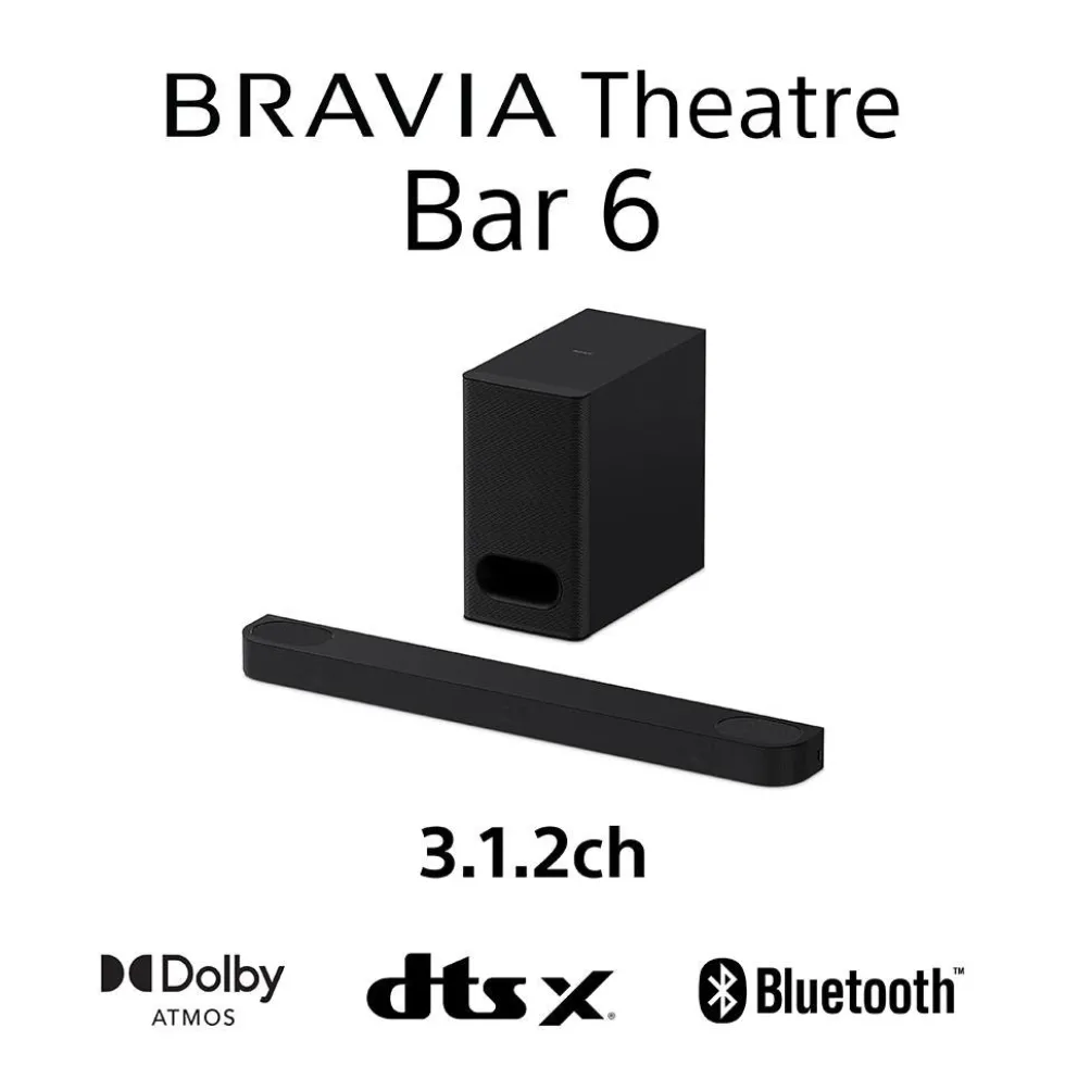 Soundbar Sony BRAVIA Theatre Bar 6 3.1.2 canali con subwoofer wireless