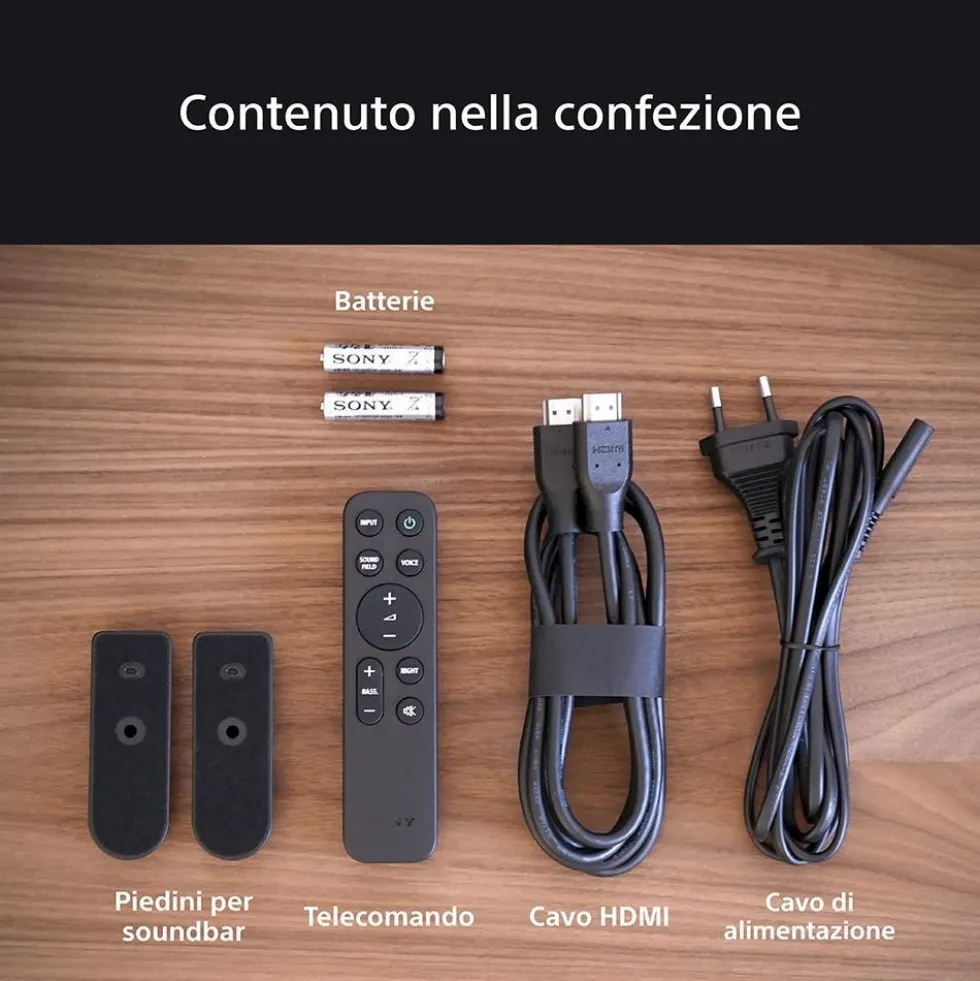 Soundbar Sony BRAVIA Theatre Bar 6 3.1.2 canali con subwoofer wireless