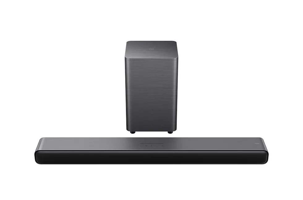 Soundbar TCL S55HE 2.1 Dolby Atmos con subwoofer wireless