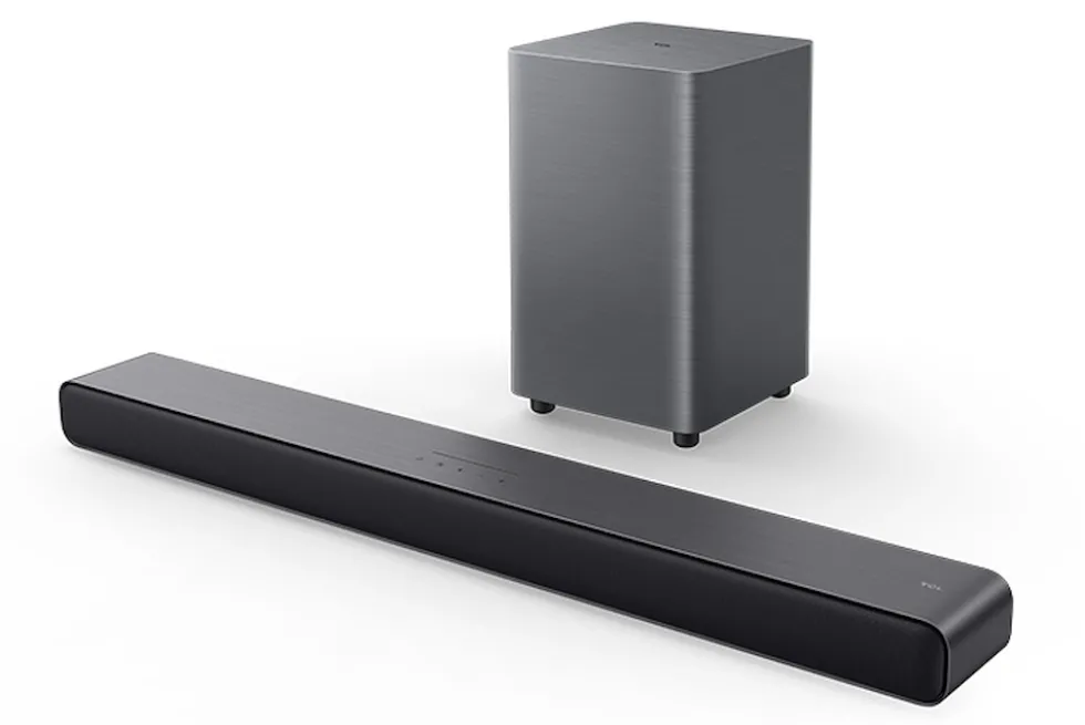Soundbar TCL S55HE 2.1 Dolby Atmos con subwoofer wireless