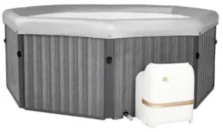 Spa idromassaggio Mspa FTU062W TUSCANY rigida smart Wifi Grigio effett