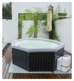 Spa idromassaggio Mspa FTU062W TUSCANY rigida smart Wifi Grigio effett