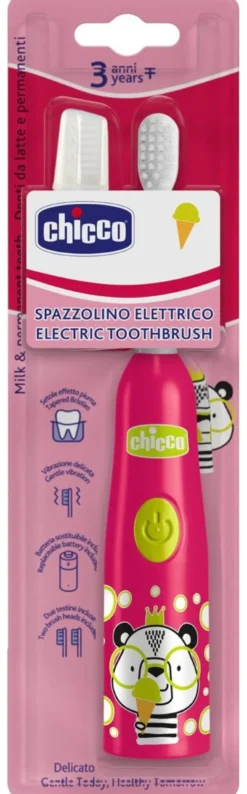 Spazzolino denti Chicco 00012085000000 elettrico Panda Fucsia