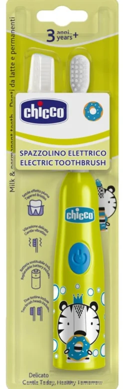 Spazzolino denti Chicco 00012085100000 elettrico Tigre Verde