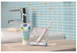Spazzolino denti Chicco 00012081110000 Primi Denti Azzurro