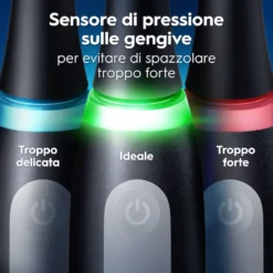 Spazzolino elettrico Oral-B iO3 Duo, sensore pressione, 3 modalità