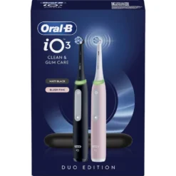 Spazzolino elettrico Oral-B iO3 Duo, sensore pressione, 3 modalità