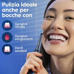 Spazzolino elettrico Oral-B iO3 Duo, sensore pressione, 3 modalità