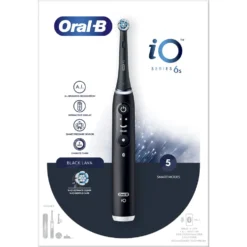 Spazzolino elettrico Oral-B iO6 Nero con tecnologia magnetica
