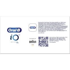 Spazzolino elettrico Oral-B iO6 Nero con tecnologia magnetica