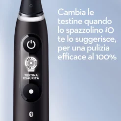 Spazzolino elettrico Oral-B iO6 Nero con tecnologia magnetica
