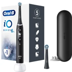Spazzolino elettrico Oral-B iO6 Nero con tecnologia magnetica