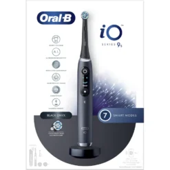 Spazzolino elettrico Oral-B iO 9S Nero con custodia viaggio ricaricabile
