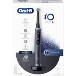Spazzolino elettrico Oral-B iO 9S Nero con custodia viaggio ricaricabile