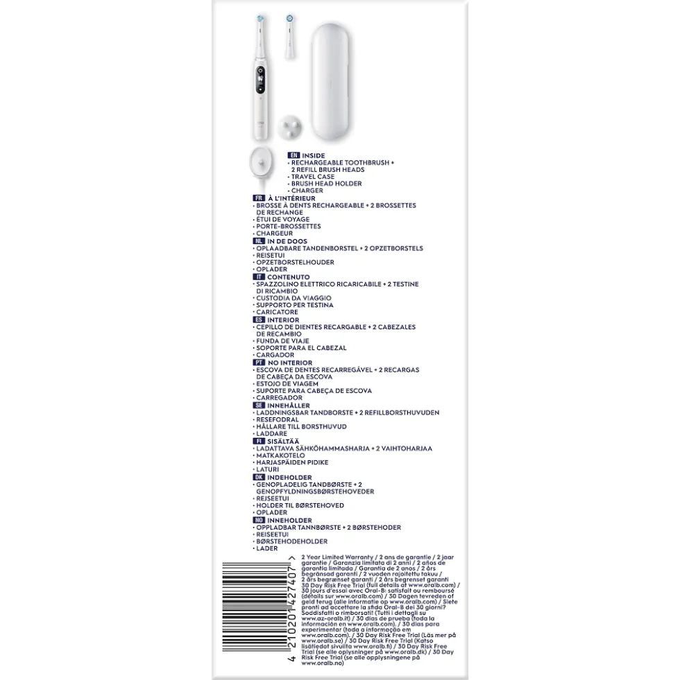 Spazzolino elettrico Oral B iO6 con 5 modalità di pulizia