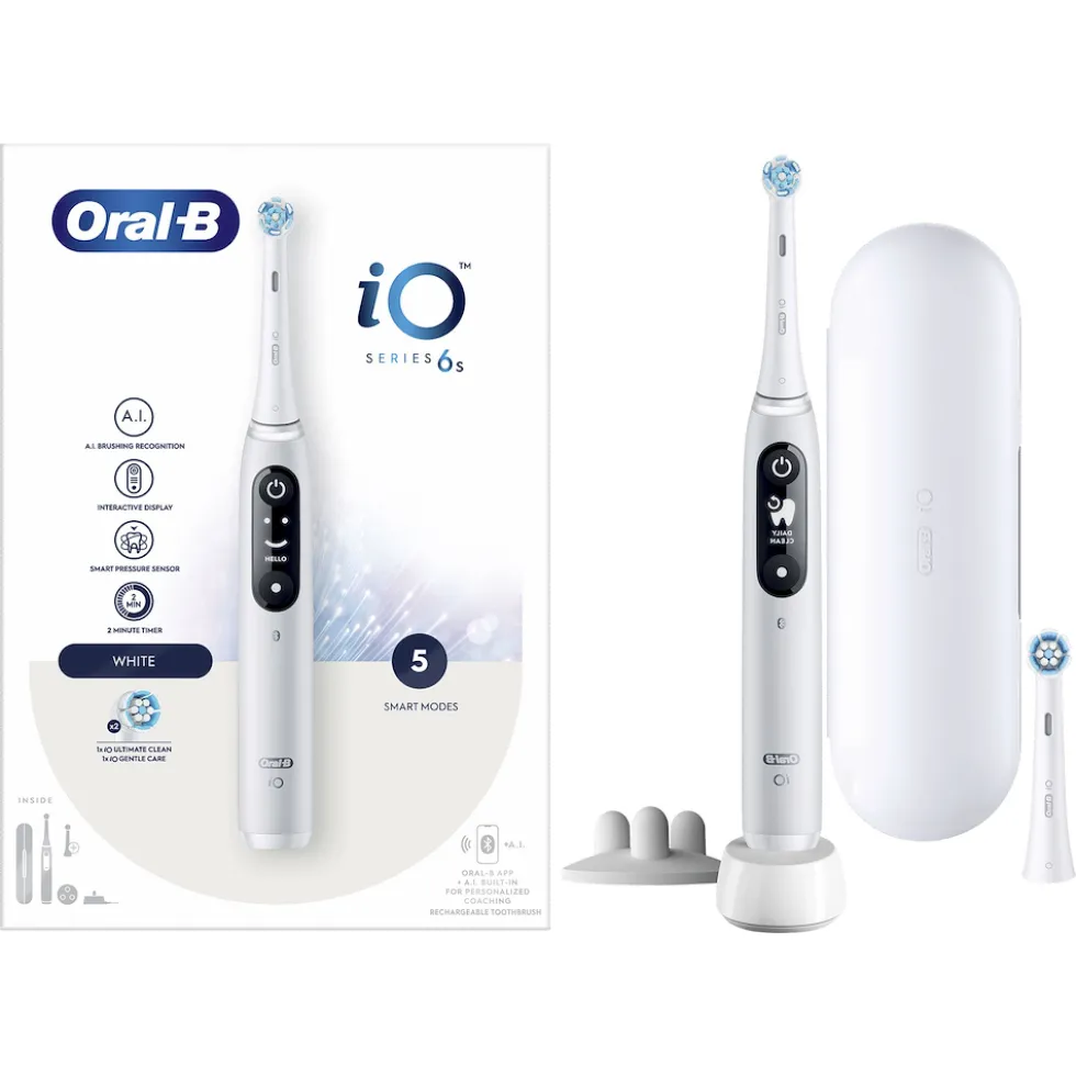 Spazzolino elettrico Oral B iO6 con 5 modalità di pulizia