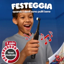 Spazzolino elettrico Oral B iO 2 Spiderman per bambini dai 6 anni