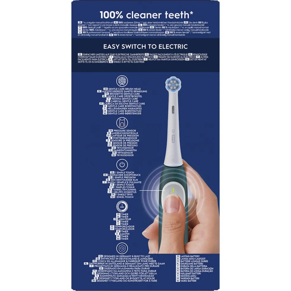 Spazzolino elettrico Oral-B iO 2 con 3 modalità di pulizia