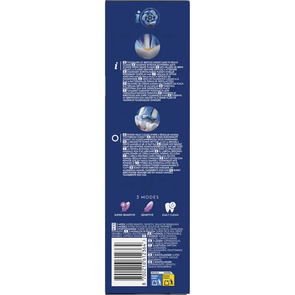 Spazzolino elettrico Oral-B iO 2 con 3 modalità di pulizia