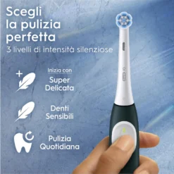 Spazzolino elettrico Oral-B iO 2 con 3 modalità di pulizia