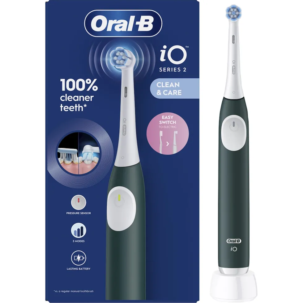 Spazzolino elettrico Oral-B iO 2 con 3 modalità di pulizia