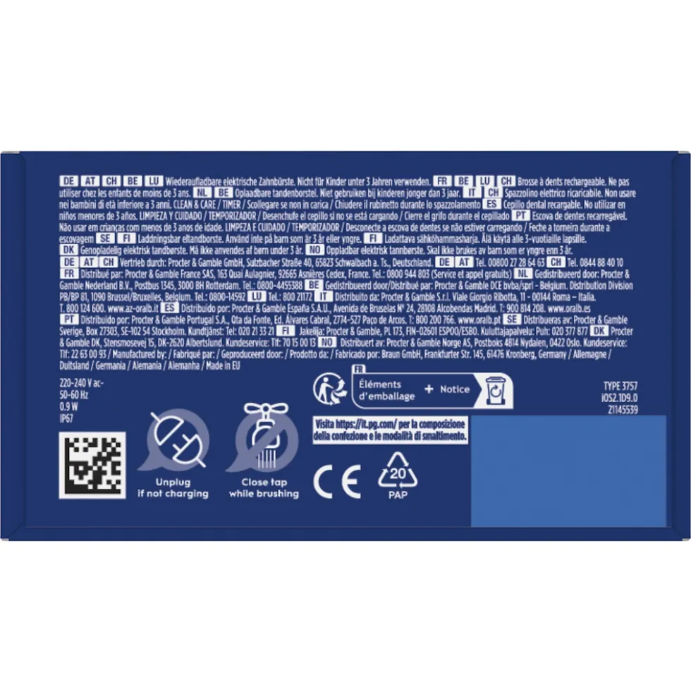 Spazzolino elettrico Oral-B iO 2 con sensore di pressione