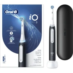 Spazzolino elettrico Oral-B iO 3 Nero con sensore pressione