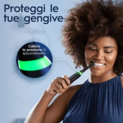 Spazzolino elettrico Oral-B iO 3 Nero con sensore pressione