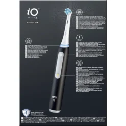 Spazzolino elettrico Oral-B iO 3 Nero con sensore pressione