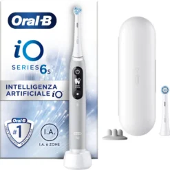 Spazzolino elettrico Oral-B iO 6S Grigio con 5 modalità di spazzolamento