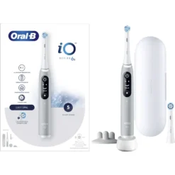 Spazzolino elettrico Oral-B iO 6S Grigio con 5 modalità di spazzolamento