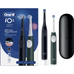 Spazzolino elettrico Oral-B iO2 Duo con 2 spazzolini e custodia