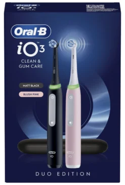 Spazzolino elettrico Oral B IO SERIES 3 Duo Edition Matt black e Blush