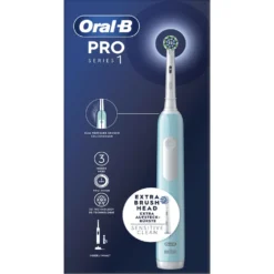 Spazzolino elettrico Oral-B Pro 1 Azzurro con 2 testine di ricambio