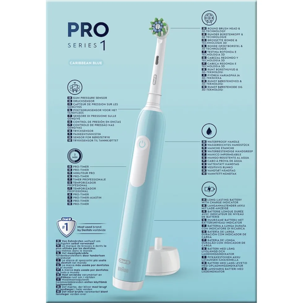 Spazzolino elettrico Oral-B Pro 1 Duo rotante oscillante