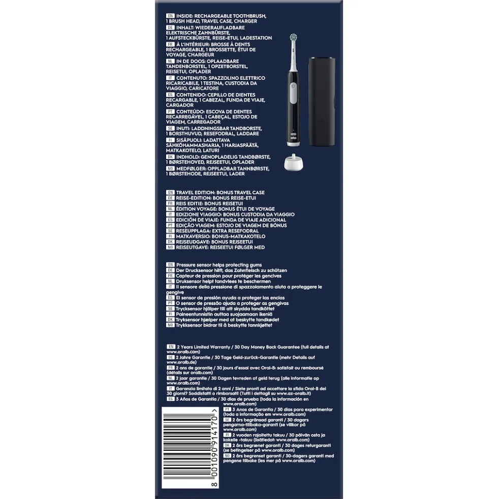 Spazzolino elettrico Oral-B Pro Series 1 con custodia da viaggio