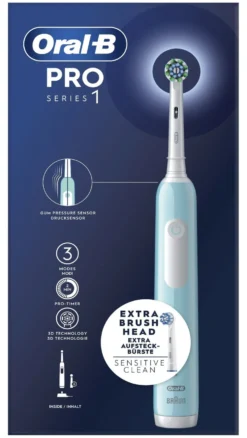 Spazzolino elettrico Oral B PRO 1 SERIES Azzurro e Bianco