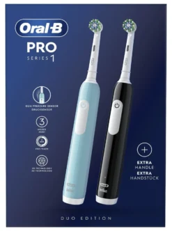 Spazzolino elettrico Oral B PRO 1 3DW BK TQ PRO 1 SERIES Duo Edition B