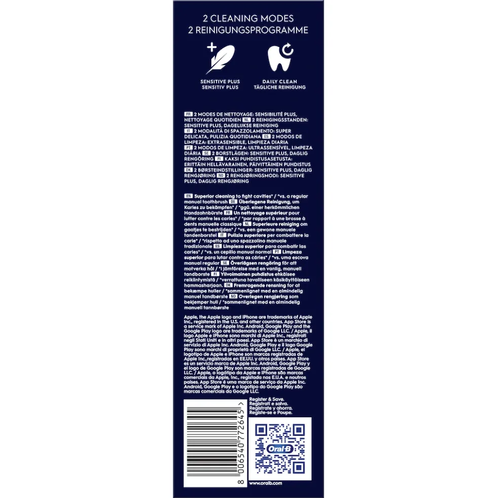 Spazzolino elettrico Oral B Vitality Pro Frozen per bambini da 3 anni