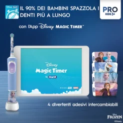 Spazzolino elettrico Oral B Vitality Pro Frozen per bambini da 3 anni
